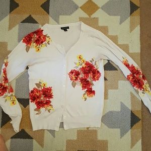 Floral cardigan